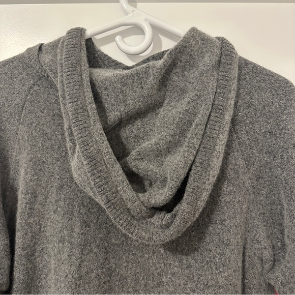 Krimson Klover Grey Apres Ski Cashmere Wool Blend Sweater Size Large Womens - Picture 9 of 10